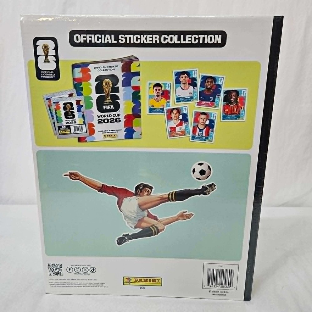 Panini FIFA World Cup 2026 Official Sticker Collection Tin Album & 16 Packets - Picture 2 of 8